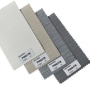 Home Decor Curtain Sheer Polyester Textured Roller Blinds Fabric For Finished Blinds