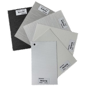 Polyester Blackout Roller Blind Sheer Textured Components Windows Fabric for Hotel