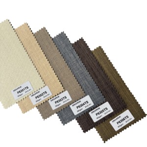 Solid Blackout Dust Proof Anti UV Jacquard Polyester Roller Blinds Fabrics