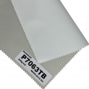 Customize White Coating Of Roller Blinds Shutter Fabric Blackout Roller