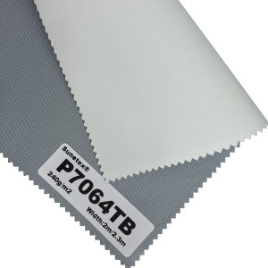 Customize White Coating Of Roller Blinds Shutter Fabric Blackout Roller