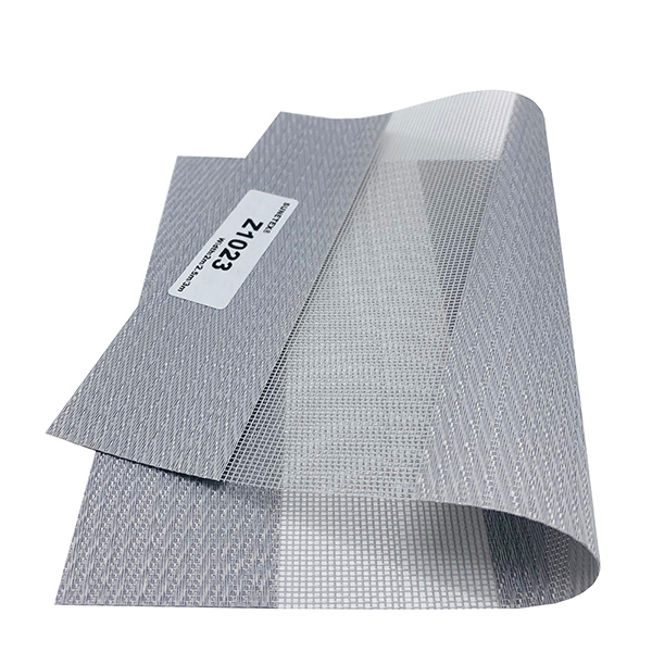 OEM Factory for Sunscreen Fabric Locking Clips - Plain PVC Coated Semi-Blackout Fabric Electric Sunscreen Roller Zebra Rainbow Blinds – Groupeve