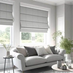 Roman Blinds Ready-made Roman Shades for Semi-Blackout Roman Blinds Fabric for Window Roller Shade
