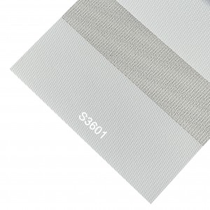 Wholesale Cordless 100% Polyester Translate Day And Night Fabrics For Window Treatment
