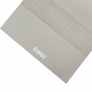 Light Filtering 100% Polyester Translucent Solid Color Roller Up Duo Blinds Fabric