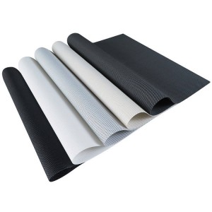 430GSM Roller Curtain Fabric Blackout Fiberglass Roller Blind Window Curtain Fabric