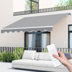 Solution Dyed Acrylic Waterproof Fireproof Stripe Outdoor Awning Fabric