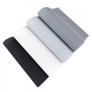 European Black Battery Operated Electric Complete PVC Blackout Roll Down Roller Shades Office Direct Blinds On Line