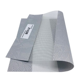 Semi Blackout Sunscreen Sun Shading Zebra Roller Blind Fabric