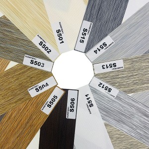 100% Polyester Light Filter Zebra Blinds Fabric