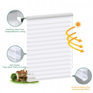 Skylight Electric Shades Motorized Solar Cordless Shangrila Motors For Window Buy Roller Exterior Printed Blinds