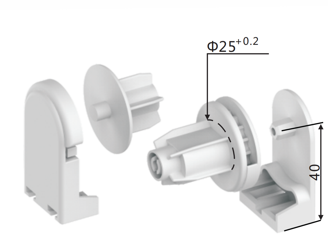 Sunewell Roller Blind Mechanism ZFRFA25