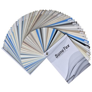 Supply OEM Hotel Rhos/Reach Yuli PVC+Fiberglass Zhejiang, China Zebra Roller Blinds Fabric