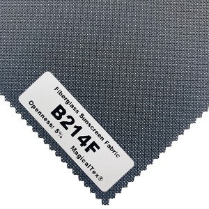 Transparent Fiberglass Sunscreen Fabric 5% Openness
