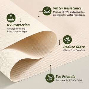30% Polyester 70% PVC Window Sunscreen Roller Fabric For Wholesale Window