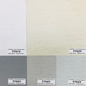 China New Product China Mesh Banner Material Sun Screen Roller Blind Vinyl Fabric Economico