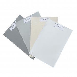 65% Fiberglass Blackout Roller Fabric Popular Sunshade Textiles Fireproof Roller Blinds Fabric Roll Up Blind Shade