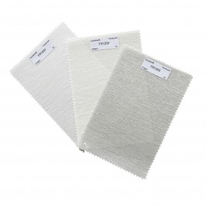Wholesale 100% Polyester Semi-Blackout Fire-Proof Roller Blinds Fabric