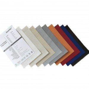 Wholesale Cheap Price Ready Stock 14% Openness Sun Protection Roller Up Blinds Fabrics For Window Decor