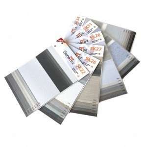 Factory price blackout zebra blind fabric popular zebra roller blinds fabric for window blinds