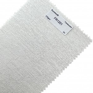 Wholesale 100% Polyester Semi-Blackout Fire-Proof Roller Blinds Fabric