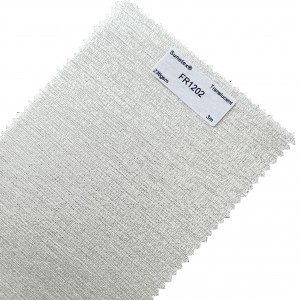 Wholesale 100% Polyester Semi-Blackout Fire-Proof Roller Blinds Fabric