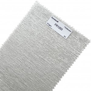 Wholesale 100% Polyester Semi-Blackout Fire-Proof Roller Blinds Fabric