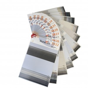 Factory Hot Sale Blackout Day and Night Dual Zebra Blinds Roll-up Sheer Shade