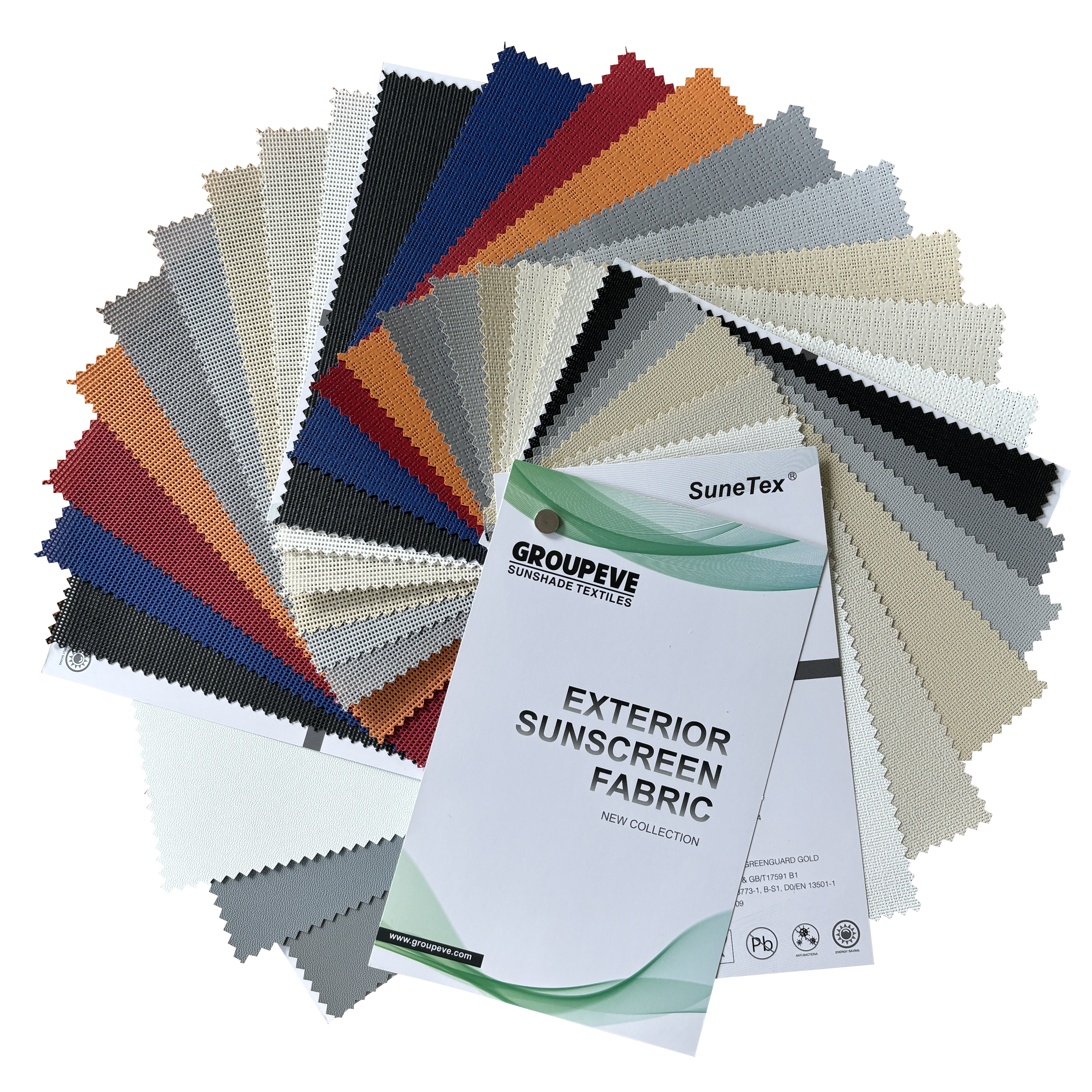 Colorful Solar Protection Outdoor Blinds Sunewin Blinds Fabric For Window Blinds