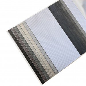 Smart Motorized Chain Shades Blinds Motor Black White Zebra Print Blinds Fabric For Window