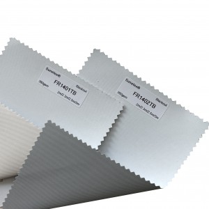 Golden Supplier FR 100% Polyester Blackout White Coating Roller Fabric