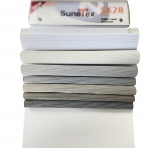 High Quality Blackout 3M Width 100% Polyester Blackout Double Layer Roller Fabrics