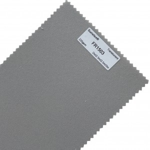 High Quality 100% Polyester FR Translucent Roller Blind Fabric With Cheap Price