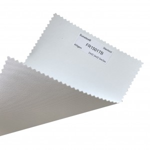 China Hot Sale 100% Polyester Flame Retardant Blackout Fabric for Roller Blinds