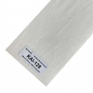 Vertical Blinds Fabric Motorized 100% Polyester Translucent Panels For Window Treatment