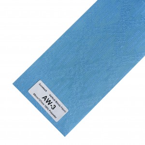 Vertical Blinds Fabric Motorized 100% Polyester Translucent Panels For Window Treatment