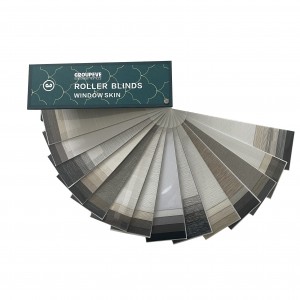 Window Blinds Fabric Polyester Acrylic Coating Plain Blackout Roller Blind Fabric