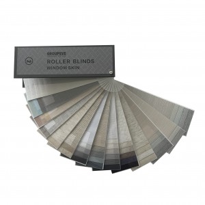 100% Polyester Windows Thermal Insulation Blackout Roller Blinds Shades With Protection UV