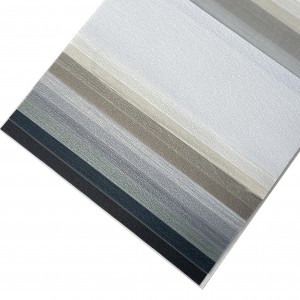 Luxury 100% Polyester Translucent Duo Roller Blinds Fabrics With Cheap Price