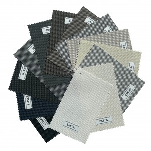 Solar Container Fabric For Roller Blinds Manufacture Polyester 5% Openness Window Blinds Roll Sunscreen Fabric