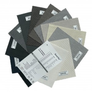 External Sunscreen Blinds Fabrics For Window Outdoor Solar Shade Fabrics & Materials Polyester Sunscreen Fabric