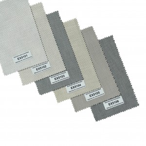 External Sunscreen Blinds Fabrics For Window Outdoor Solar Shade Fabrics & Materials Polyester Sunscreen Fabric