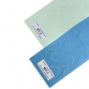 Premium 100% Polyester 127MM 100% Polyester Vertical Sheer Blinds Fabric For Window Decor