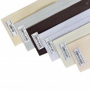 Premium 100% Polyester 127MM 100% Polyester Vertical Sheer Blinds Fabric For Window Decor