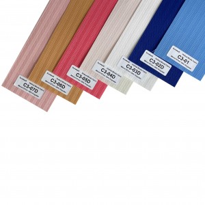 Premium 100% Polyester 127MM 100% Polyester Vertical Sheer Blinds Fabric For Window Decor