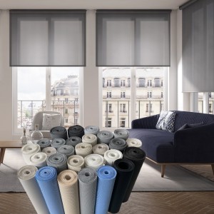 Wholesale roller blinds solar screen mesh fabric sunscreen fabric for window blinds fabric