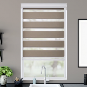 Cheap Price 100% Polyester Day And Night Blackout Double Layer Blinds Fabrics For Window Home Decor
