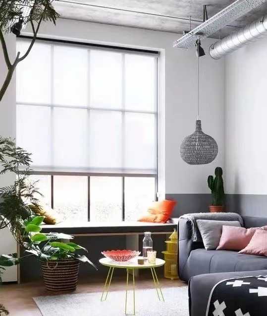 What are the uses of roller blinds originating in Europe