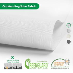 Mildew Proof Dust Proof Outdoor Strong Anti UV Breathable Outdoor Blind Sunscreen Fabric