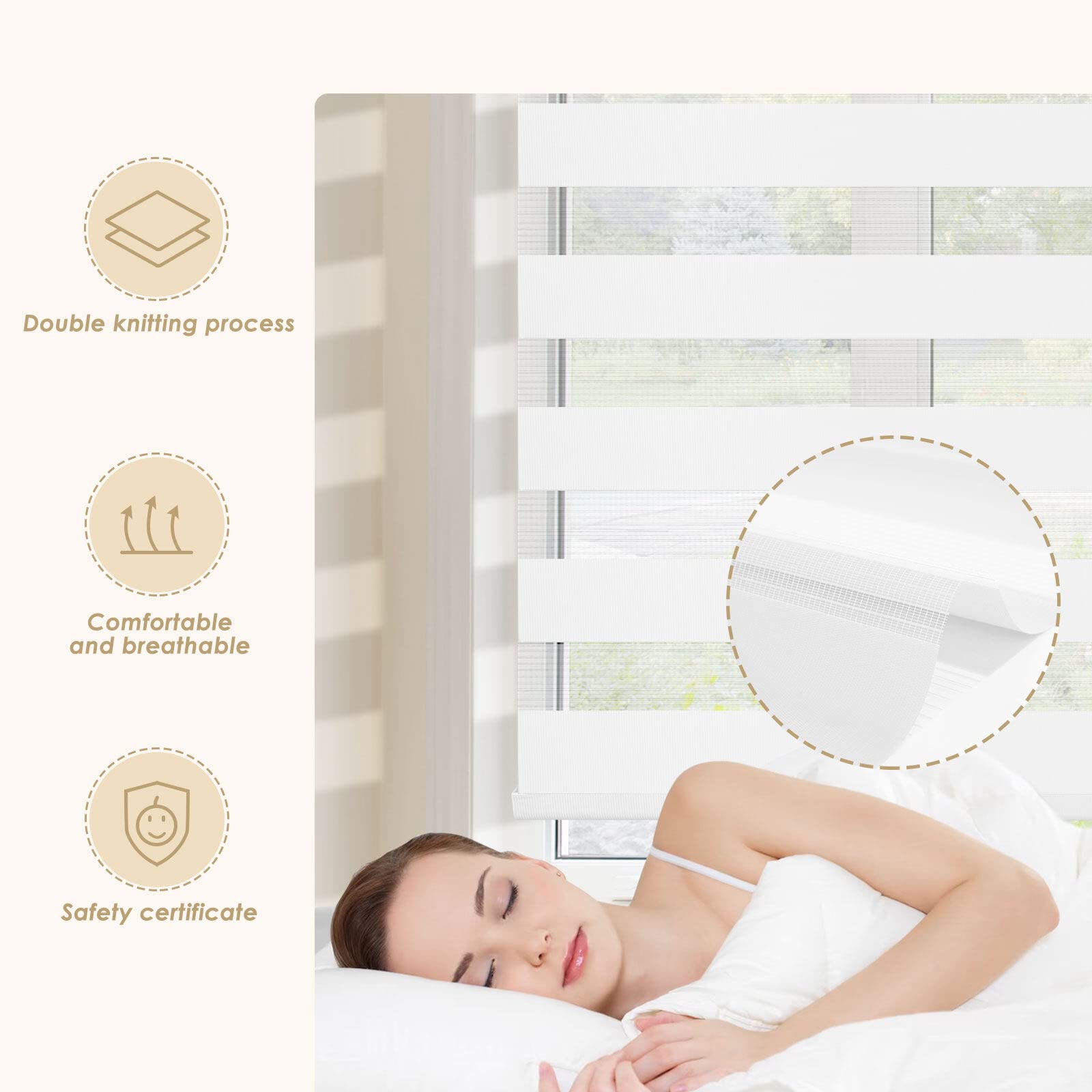GROUPEVE Offers Unbeatable Factory Direct Pricing on Day and Night Zebra Roller Blinds Fabric